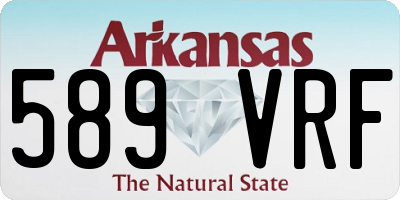 AR license plate 589VRF