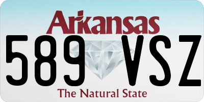 AR license plate 589VSZ