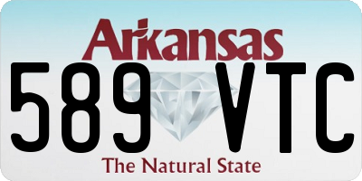 AR license plate 589VTC