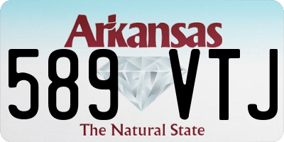 AR license plate 589VTJ