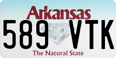 AR license plate 589VTK