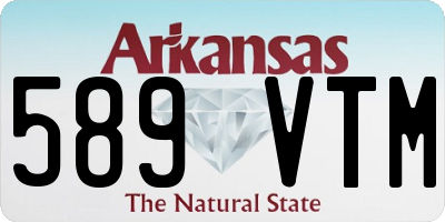 AR license plate 589VTM