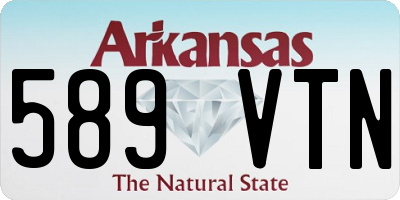 AR license plate 589VTN