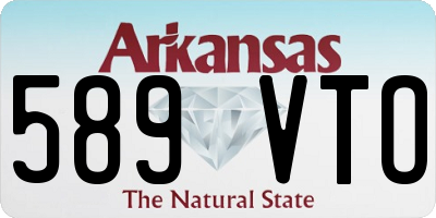 AR license plate 589VTO