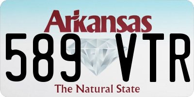 AR license plate 589VTR