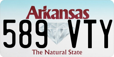 AR license plate 589VTY