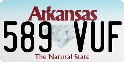 AR license plate 589VUF