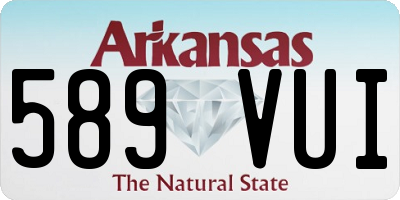 AR license plate 589VUI