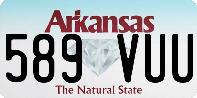 AR license plate 589VUU