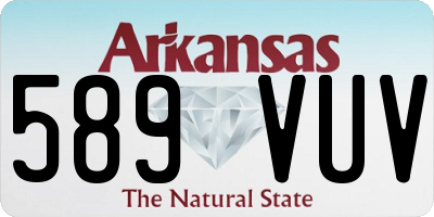 AR license plate 589VUV