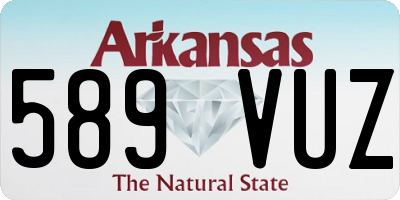 AR license plate 589VUZ