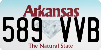 AR license plate 589VVB