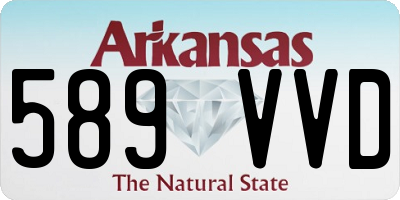 AR license plate 589VVD