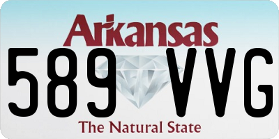 AR license plate 589VVG