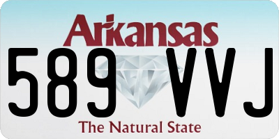 AR license plate 589VVJ