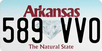 AR license plate 589VVO