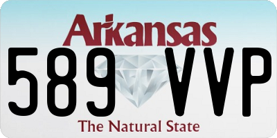 AR license plate 589VVP