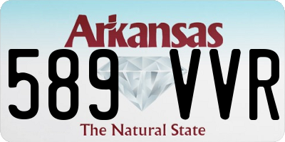 AR license plate 589VVR