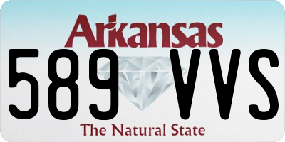 AR license plate 589VVS