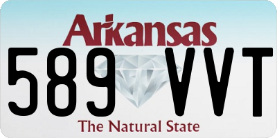 AR license plate 589VVT