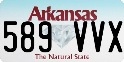 AR license plate 589VVX
