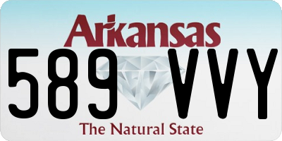 AR license plate 589VVY
