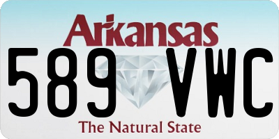 AR license plate 589VWC