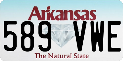 AR license plate 589VWE