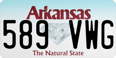 AR license plate 589VWG