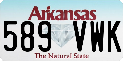 AR license plate 589VWK