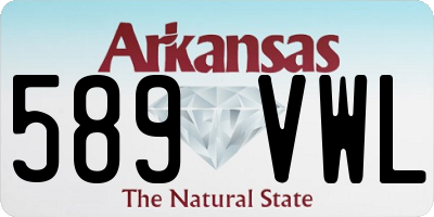 AR license plate 589VWL