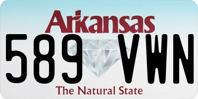 AR license plate 589VWN