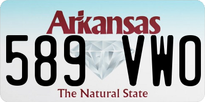 AR license plate 589VWO