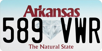 AR license plate 589VWR