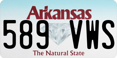 AR license plate 589VWS