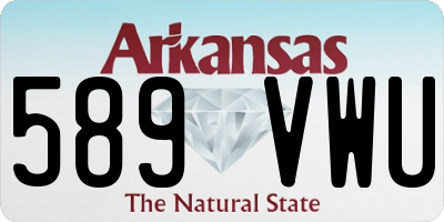 AR license plate 589VWU