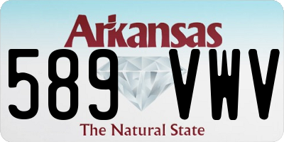AR license plate 589VWV
