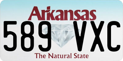 AR license plate 589VXC