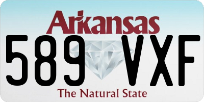 AR license plate 589VXF