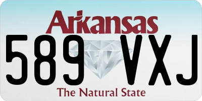 AR license plate 589VXJ