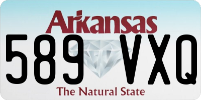 AR license plate 589VXQ