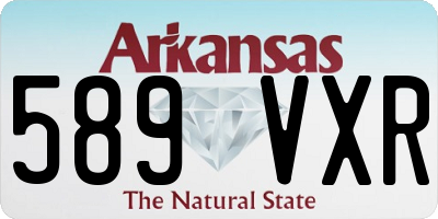 AR license plate 589VXR