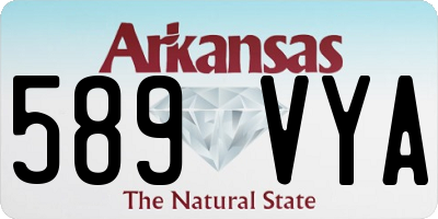 AR license plate 589VYA