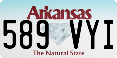 AR license plate 589VYI