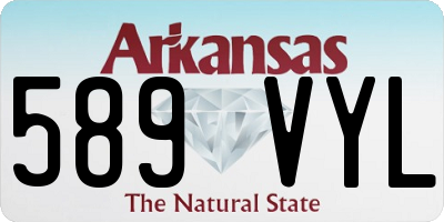 AR license plate 589VYL