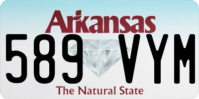AR license plate 589VYM