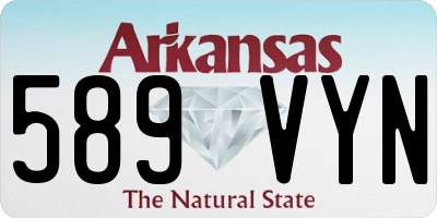 AR license plate 589VYN