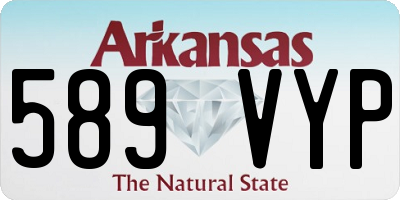 AR license plate 589VYP