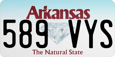 AR license plate 589VYS