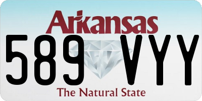AR license plate 589VYY